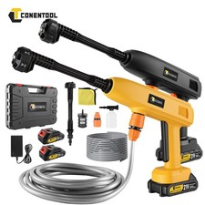 CONENTOOL 6-in-1 Cordless Power Washer Portable High Pressure Jet Cleaner 2.0Ah