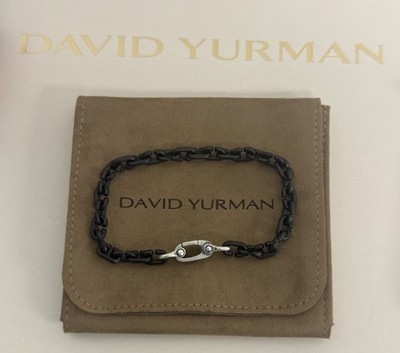David Yurman Titanium & .925 Sterling Silver Streamline Link Bracelet 8''