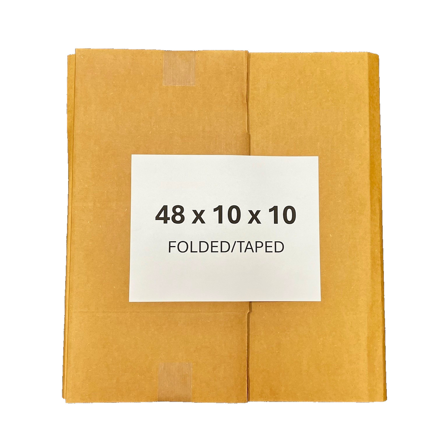 48" x 10" x 10" CARDBOARD BOX - 200 lb - SINGLE BOX - LONG