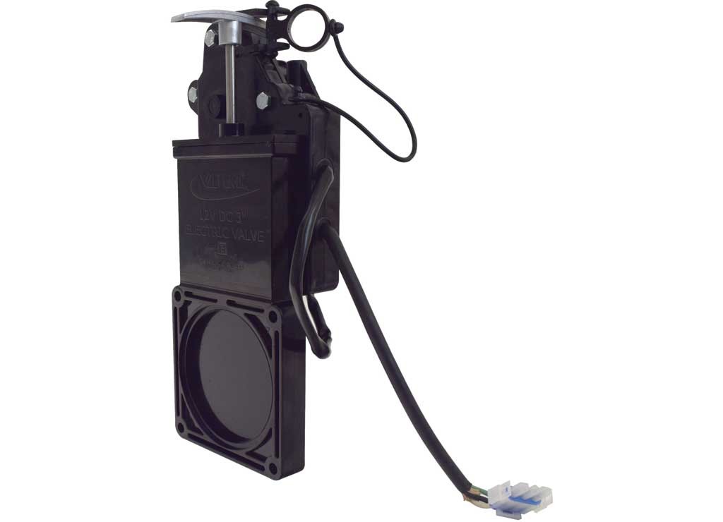 Valterra E1003NEVP E-Valve Electric RV Sewer Waste Valve System 3" w/Switch