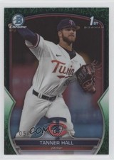 2023 Bowman Draft Chrome Green Grass Refractor 5/99 Tanner Hall #BDC-174 xb2
