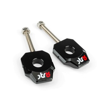 Coppia Paracatene Tendicatena STR8 Schwarz 12mm GILERA H@K 50 1997-2016