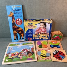 Kids Toy Lot Fun & Educational Wooden  Jigsaw...