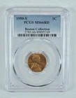 1950-S Lincoln Wheat Cent Boston Collection MS66 RD PCGS
