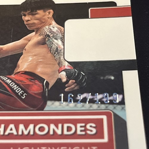 Ignacio Bahamondes RC 2023 Panini Donruss Optic UFC Rated Rookie Red Prizm /199 - Picture 3 of 3