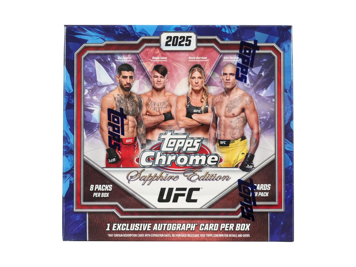 2025 TOPPS CHROME UFC SAPPHIRE EDITION 10-BOX CASE | eBay