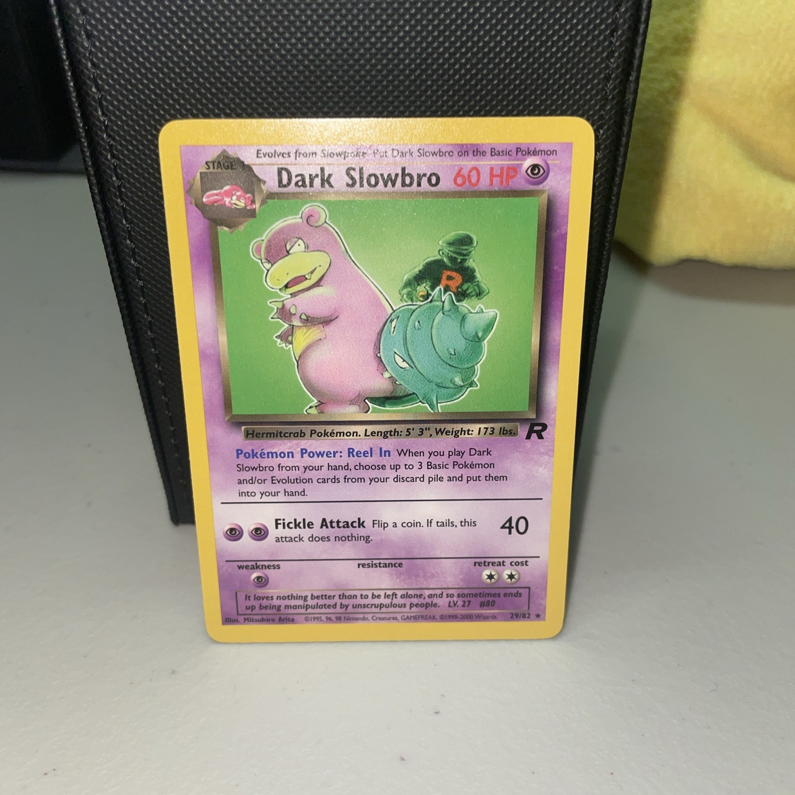 WOTC Vintage Dark Slowbro 29/82 Non-Foil Card 2000 Near Mint Condition