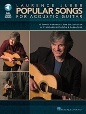 Popular Songs for Acoustic Guitar Tab Solo Sheet Music Hal Leonard Book Audio