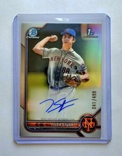 2022 Bowman Draft Chrome Refractor 1st /499 Auto Tyler Stuart Rookie #CDA-TST F