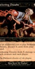Sickening Dreams LP Light Play Torment MTG [10279]