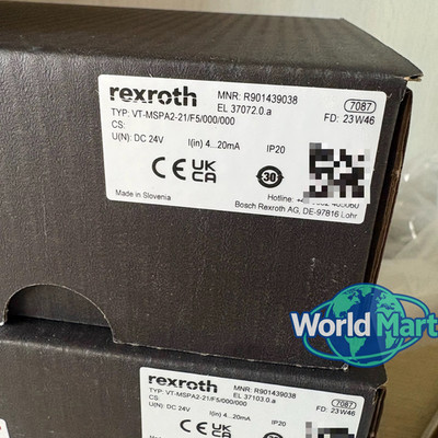 Brand New Rexroth R901439038 VT-MSPA2-2X/F5/000/000 Amplifier R901439038