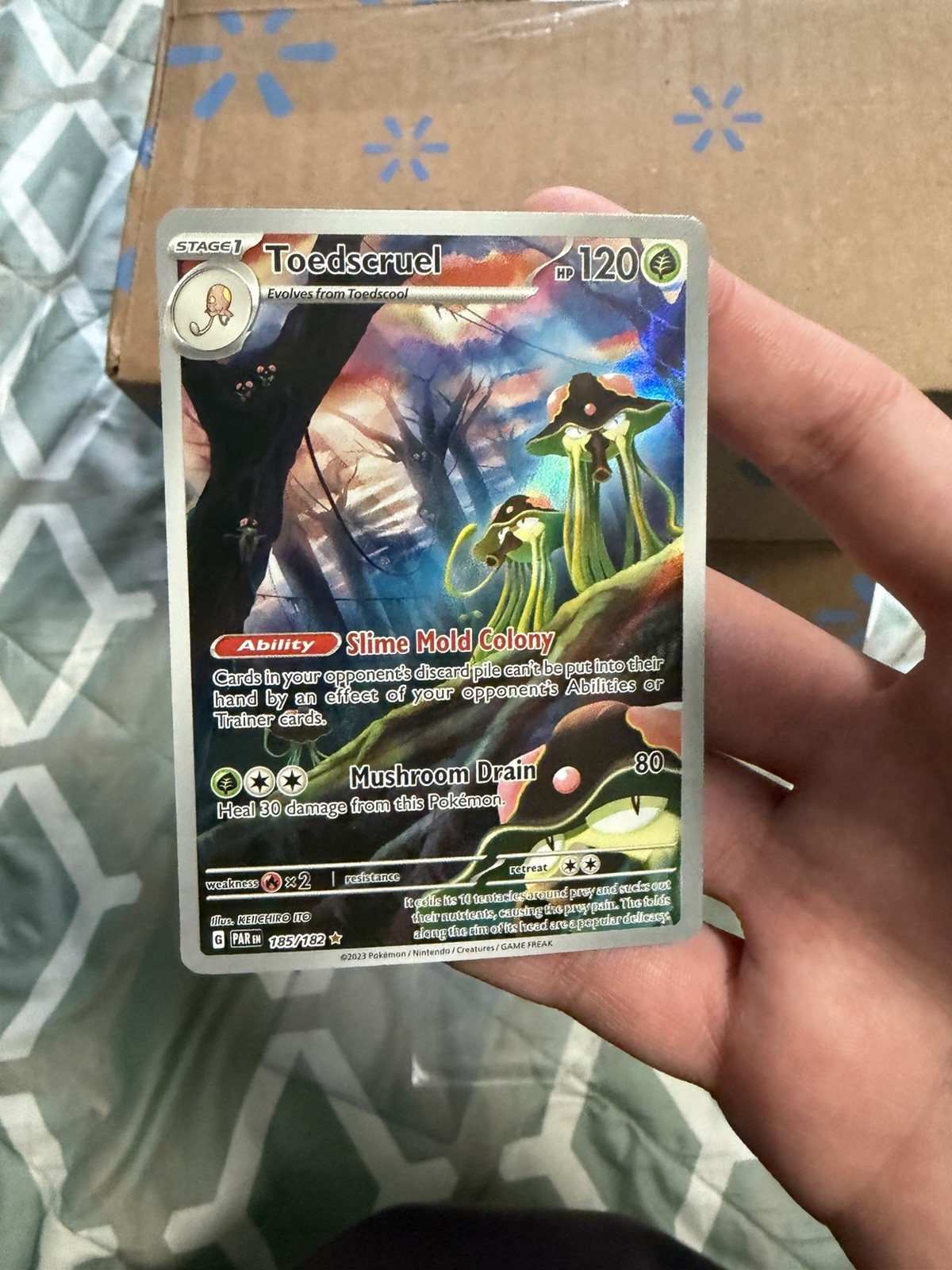 Pokémon TCG Toedscruel Paradox Rift 185/182