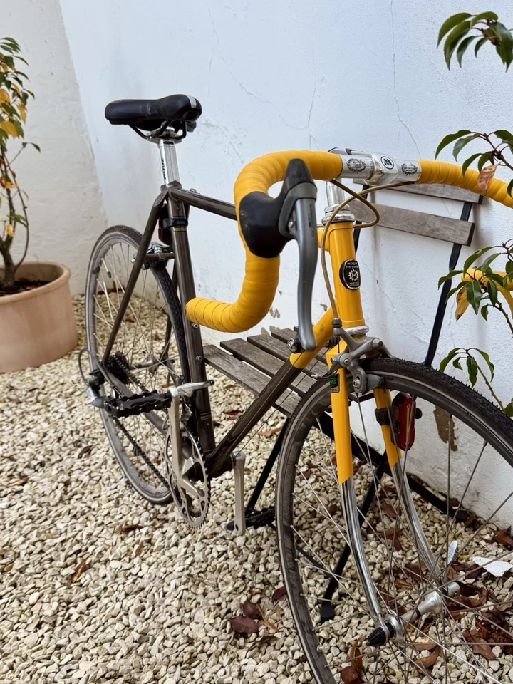 KOGA MIYATA RACEBIKE Anthrazit-Gelb Rennrad Profirad racebike Retrorennrad - Bild 2 von 4