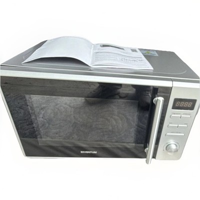 Inventum MN205S Mikrowelle 20 l 700 W freistehend Edelstahl Silber/Schwarz