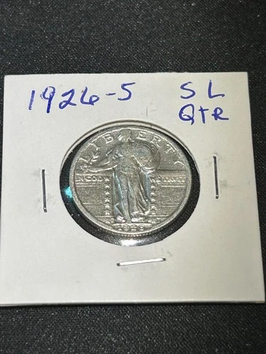 1926 S Standing Liberty Qtr. 90% Silver extra nice Piece with Nice details, Circ