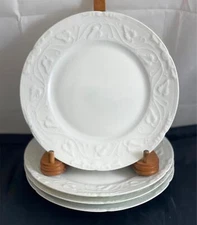Set of 4 Charles Field Haviland Limoges IMPERATRICE White Bread & Butter Plates