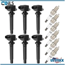 Ignition Coils & Spark Plugs Pack For Suzuki Grand Vitara V6 2.7L SX4 L4 2.0L