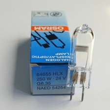 OSRAM 24V250W Light 64655 HLX Slide Projector Bulb Lamp Shadowless Light