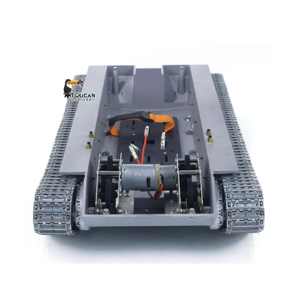 Metal Chassis W/ Gearbox Wheels for Heng Long 1/16 RC Tank Merkava IV 3958 Model - Image 4 of 4