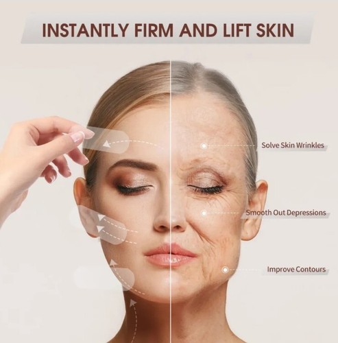 80PC Set Face Lift Stickers Instant Face Neck and Eye V Shape Tape Anti Wrinkle - Picture 8 of 11