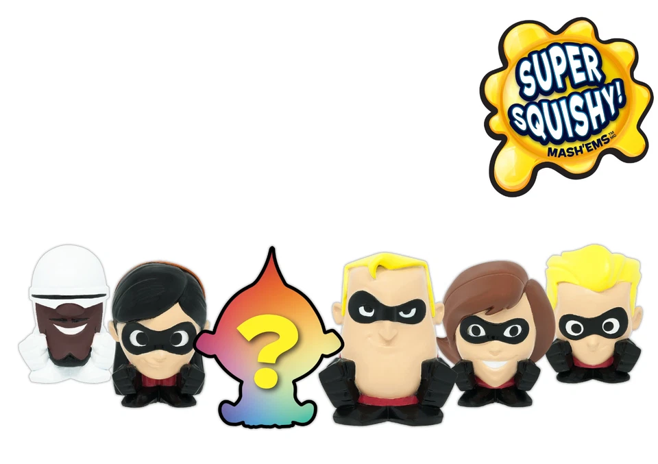 LOTE DE 4 INCREÍBLES 2 SERIES 1 ULTRA RARAS MASHEMS CÁPSULAS CIEGAS NUEVAS TY2824 Foto 2 de 2