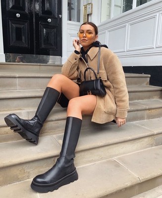 zara lug boots