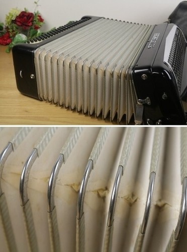 Excelsior 400 Old Accordion Test Completed Used Made in Italy - Picture 6 of 10