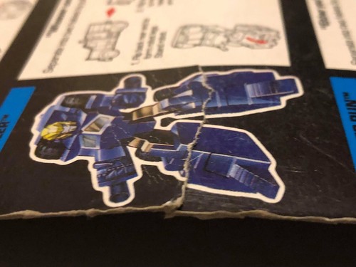 VINTAGE HASBRO TRANSFORMERS G1 MICROMASTER COMBINER AUTOBOT METRO SQUAD BLISTER - Picture 7 of 7