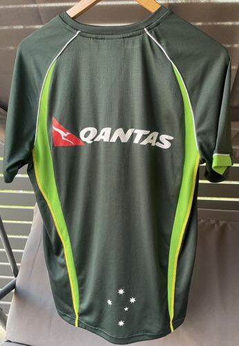 Official Cricket Australia Men’s Size Small ASICS Quantas Training Top - Picture 9 of 12