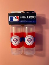 MLB Philadelphia Phillies MLB Baby Fanatic Baby Infant Bottle Set of 2 