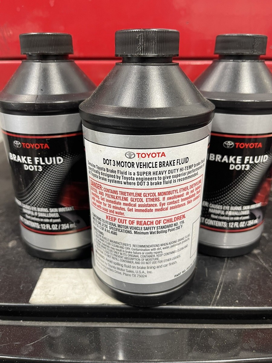 GENUINE TOYOTA OEM DOT 3 Brake Fluid 12 fl. oz 00475-1BF03 2004
