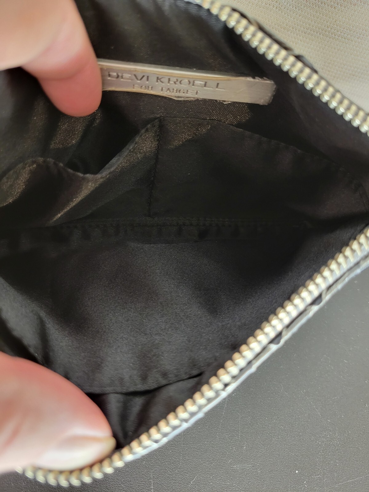 Devi Kroell Metallic Python Animal Print HandBag … - image 9