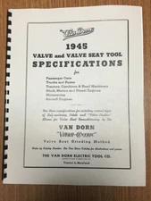 Van Dorn 1945 Valve, Seat, Pilot Specification Handbook