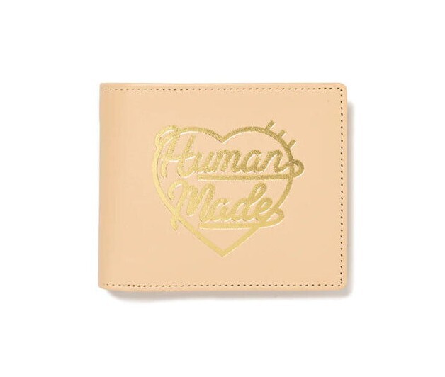 HUMAN MADE Leather Wallet Navy Beige 2colors Brand New | eBay