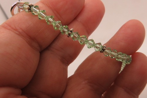 Swarovski crystal Light green bracelet - Picture 4 of 5