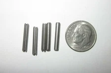 Roll Pins 3/32" x 5/8" Lot of  5 Stainless Steel F/A Slotted Pins