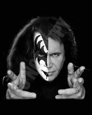 Foto de 8x10 maquillaje Magic Evil Twin KISS Gene Simmons