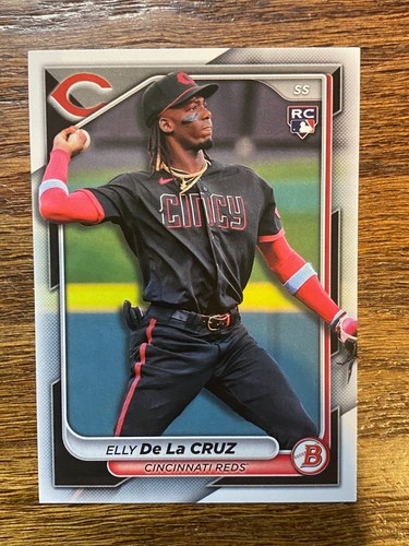 Elly De La Cruz RC 2024 Bowman Baseball #22 Rookie Paper Base Cincinnati Reds - Picture 1 of 2