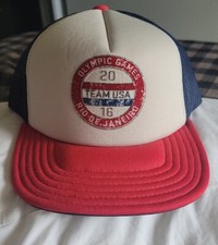 Officially Licensed Team USA Olympic Vintage Foam Cap Snapback Trucker Hat