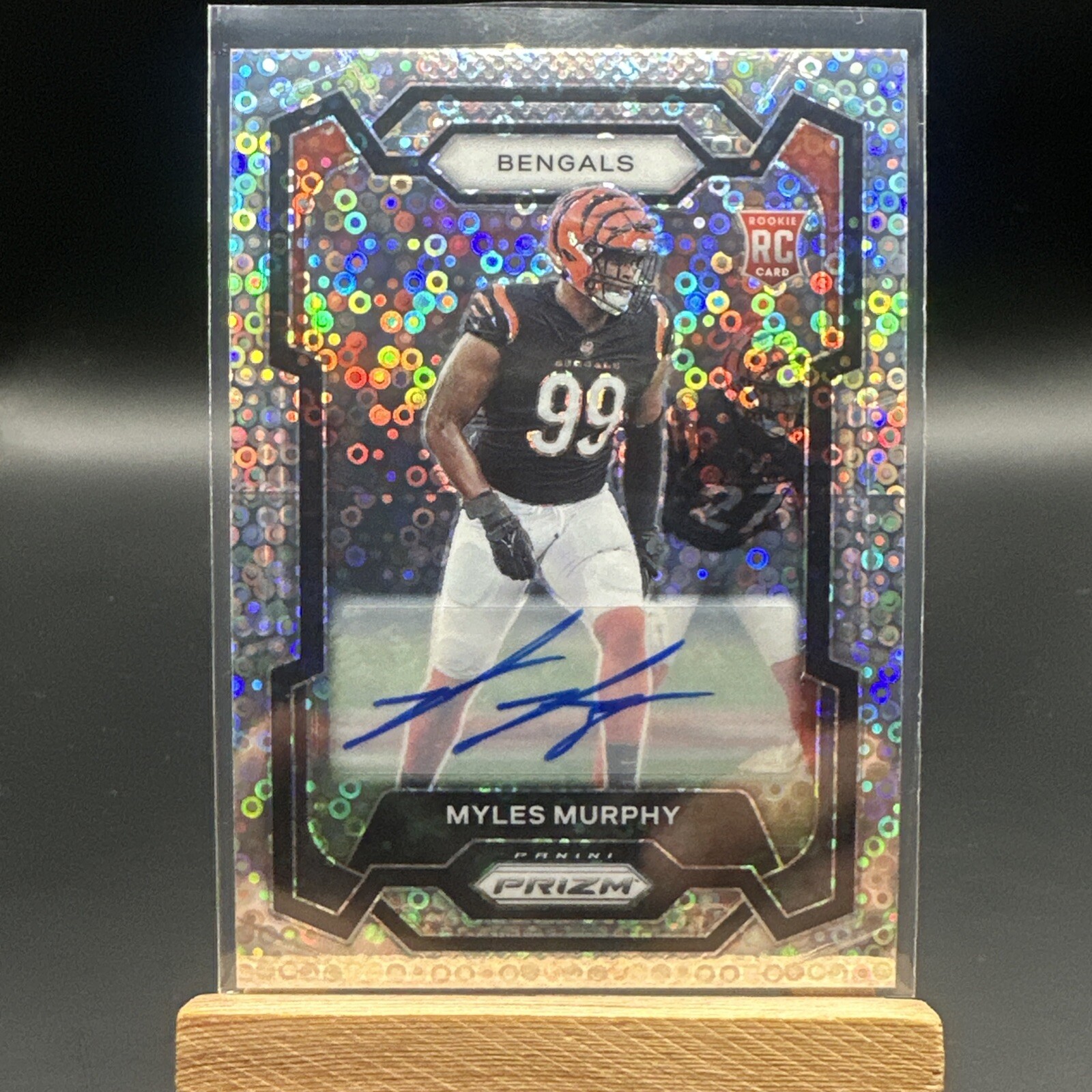 Myles Murphy 2023 Panini Prizm #320 No Huddle Rookie Auto Bengals