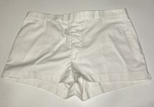 Vintage Lord Jeff 70 s Shorts White Cotton Blend Mens 40 Preppy USA