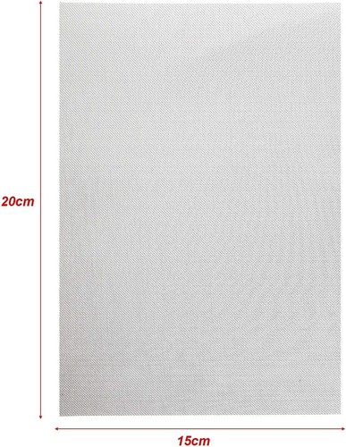 Rete di rinforzo in acciaio inox resistente 5,9x7,9 pollici per kit riparazione plastica - Foto 5 di 7
