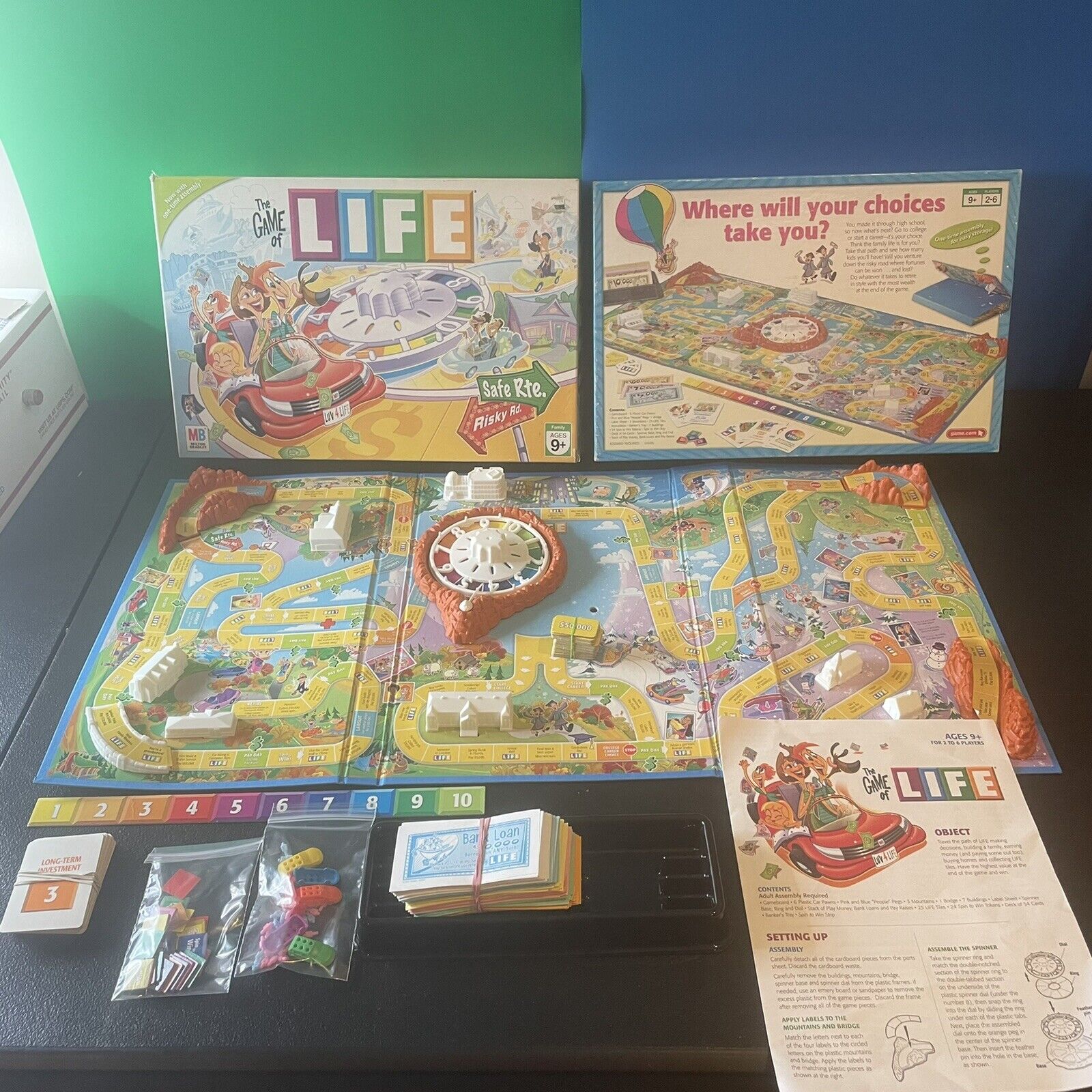 Hasbro The Game of Life Board Game (04000) for sale online