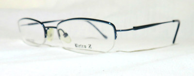 Zimco Optics Retro Z #18 eyeglass frame 51-17-130 Blue metal 1/2 rm eyewear NEW
