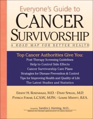 Everyone's Guide to Cancer Survivo- paperback, Ernest Rosenbaum, 0740768700, new