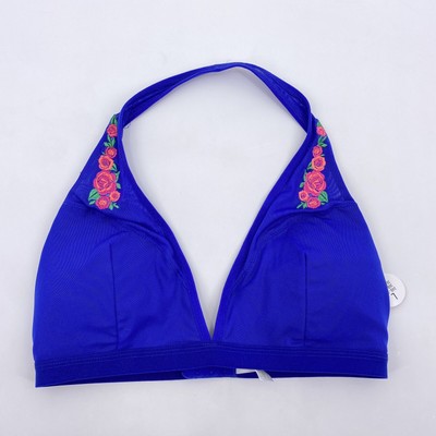 bright blue bralette