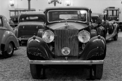 Rolls-Royce at the Schlumpf Brothers Museum Mulhouse France 1977 Old Photo