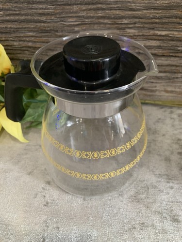 Vintage Mid Century Glass Melitta Coffee Carafe, Pot 6 Cup. Nice Condition! - Picture 4 of 9