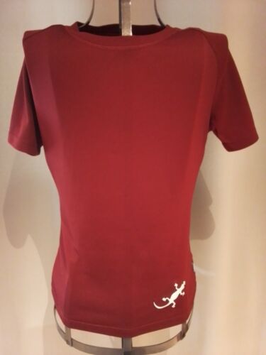 Rocxygen T-Shirt Gr 34 Rot Kurzarm Sport Gecko Eidechse Rock Climbing Unleashed - Bild 1 von 9