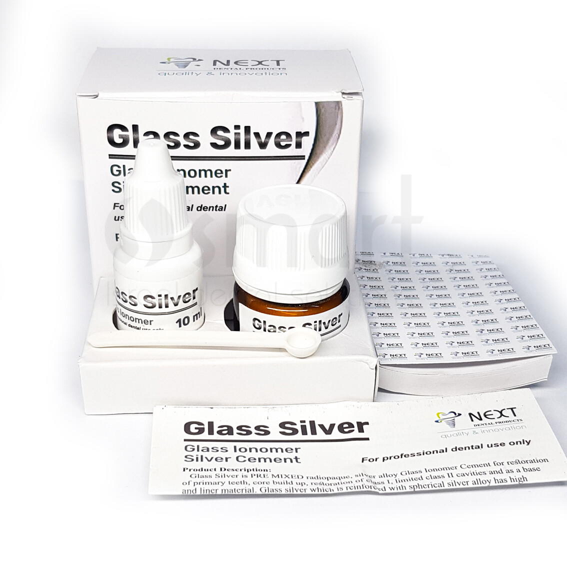 SETx3 Glas Silber Verstärktes Glas Ionomer Zement Pulver flüssig stark